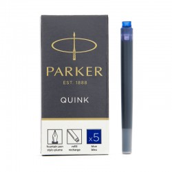 Naboje Parker Quink standard niebieskie / 5 szt