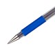Pióro żelowe Pentel K116 niebieskie z gumowym uchwytem 0,6 mmwkł żel KF6