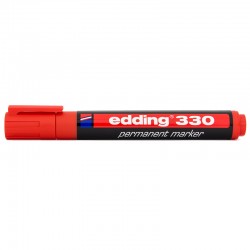 Mazak Edding 330 czerwony ścięty 1-5mm