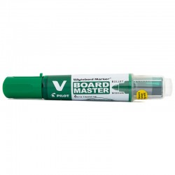 Marker suchościeralny Pilot V-Board Master medium okrągły zielony

