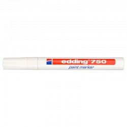 Pisak z farbą Edding 750 gruby biały 2-4mm