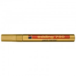 Pisak z farbą Edding 750 gruby złoty 2-4mm