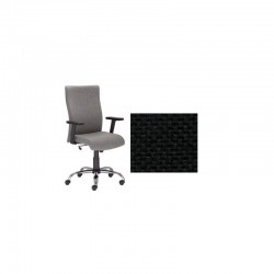 Krzesło William R Steel tkanina Oban EF-019 czarne