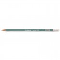 Ołówek techniczny HB Stabilo Othello zielony - z gumką
