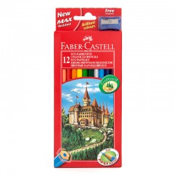 Kredki ołówkowe 12k Faber Castell Zamek 120112