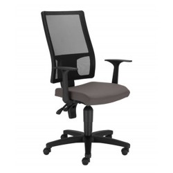 NS Krzesło Taktik oparcie czarna siatka / siedzisko oban grafit EF-019/