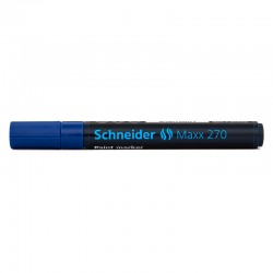 Marker olejowy Schneider 270 gruby 1-3mm - niebieski