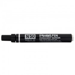 Marker permanentny Pentel N50 okrągły 1,5mm - czarny
