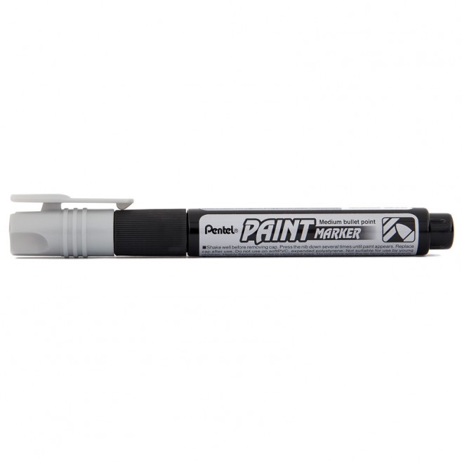 Pisak z farbą Pentel MMP20 srebrny 2,5mm