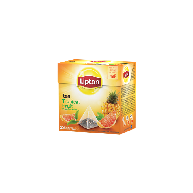 Herbata Lipton 20 Owoce tropikalne , piramidki