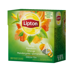 Herbata Lipton 20 Green Mandarin i Orange piramidki