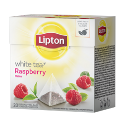 Herbata Lipton 20 Raspberry White piramidka Malina