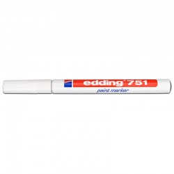 Marker olejowy Edding 751 średni 1-2mm - biały