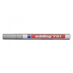 Marker olejowy Edding 751 średni 1-2mm - srebrny