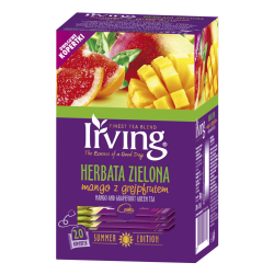 Herbata Irving/20 zielona - Mango z Grejpfrutem, koperty