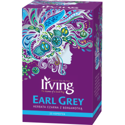 Herbata Irving 20 Earl Grey - z bergamotką, koperty