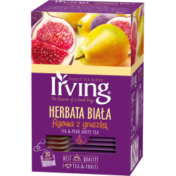 Herbata Irving/20 biała - Figa z gruszką, koperty