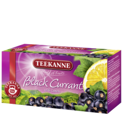Herbata Teekanne 20 Black Currant porzeczkowa 2,5g