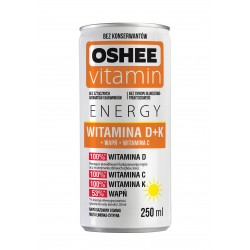 Napój Oshee Vitamin Energy Formula 250ml Witamina D + K

