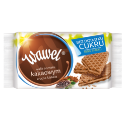 Wafle kakaowe Wawel 110g bez dodatku cukru