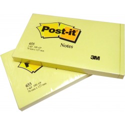 3M Notes 76X127mm 655 żółty