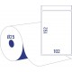 Etykiety wysyłkowe w rolce do druku termicznego rdzeń: 25mm 102x152mm 2 rolki