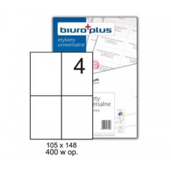 Etykiety Biuro Plus 105x148/100ark.