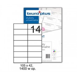 Etykiety Biuro Plus 105x42,4 100ark.