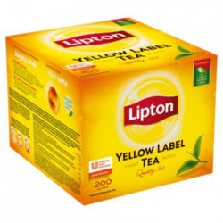 Herbata Lipton 200 Yellow Label ekspresowa, torebki