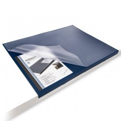 Podkład na biurko Durable z zabezbieczeniem krawędzi 65 x 50 cm  niebieski /ciemny/