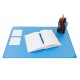 Podkład na biurko Biurfol 38x58cm  z folią niebieski jasny