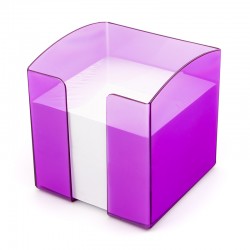 Durable pojemnik z karteczkami TREND fioletowy przezroczysty