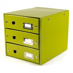 Pojemnik z 3 szufladami Leitz Click&Store zielony
