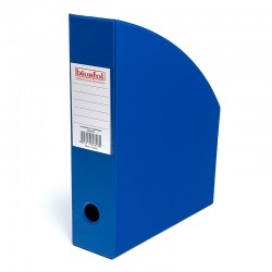 Pojemnik składany na dokumenty Biurfol PCV 7 cm niebieski