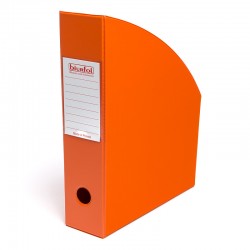 Pojemnik składany na dokumenty Biurfol PCV 7 cm pomarańczowy