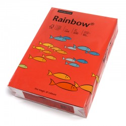 Papier ksero A4 80g/500k Rainbow czerwony ciemny R28