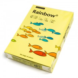 Papier ksero A4 80g/500k Rainbow żółty cytrynowy R16