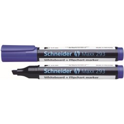 Marker suchościeralny Schneider Maxx 293 ścięty 2 - 5mm niebieski
