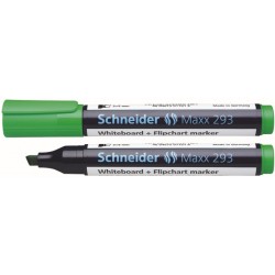 Marker suchościeralny Schneider Maxx 293 ścięty 2 - 5mm zielony