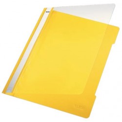 Skoroszyt plastikowy Leitz twardy żółty