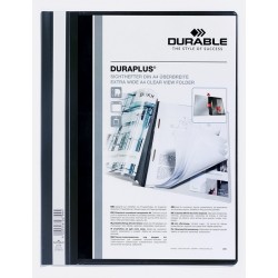 Skoroszyt prezentacyjny Durable Duraplus A4+ czarny 257901