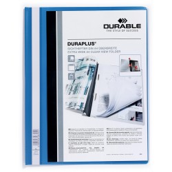 Skoroszyt prezentacyjny Durable Duraplus A4+ niebieski 257906