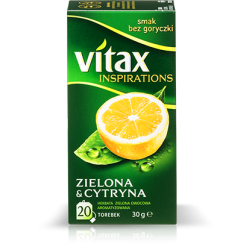 Herbata Vitax Inspirations/20t Zielona z cytryną