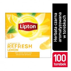 Herbata Lipton/100 Classic Lemon koperty