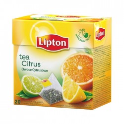 Herbata Lipton/20 Owoce cytrusowe, piramidki