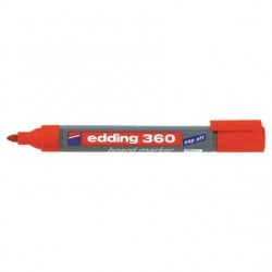 Marker suchościeralny Edding 360 okrągły 1,5-3mm - czerwony