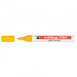 Marker olejowy Edding 750 gruby 2-4mm - żółty