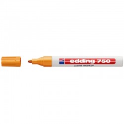 Pisak z farbą Edding 750 gruby pomarańczowy 2-4mm