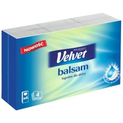 Chusteczki higieniczne Velvet  balsam A10x6