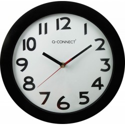 Zegar ścienny Q-Connect Tokyo 30 cm - czarny